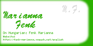 marianna fenk business card